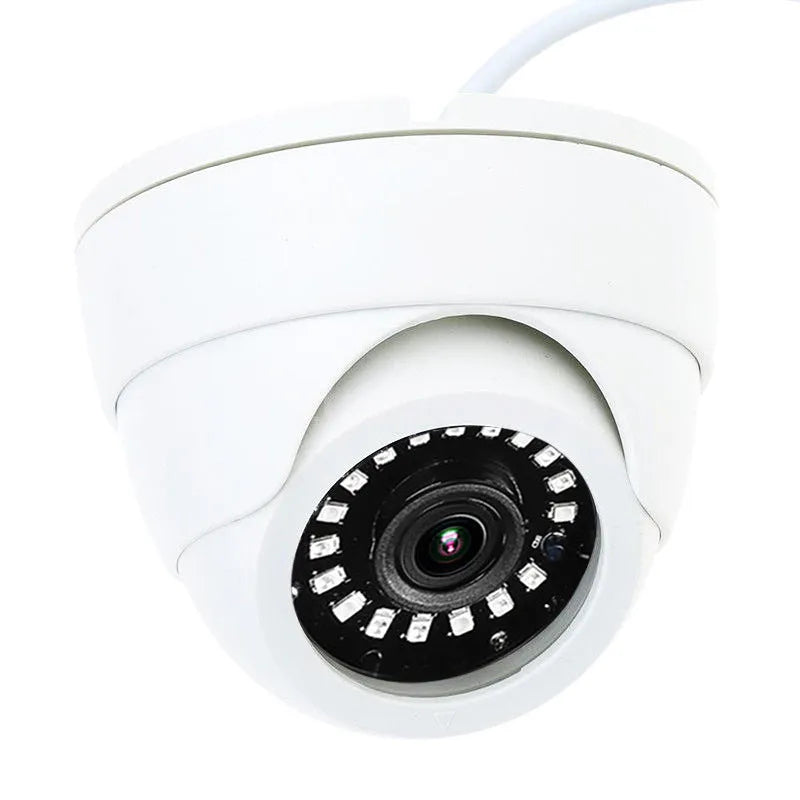 HD AHD coaxial ceiling dome night vision infrared surveillance camera plastic housing 36mm aperture
