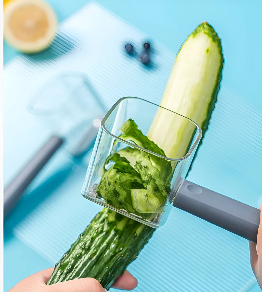 Creative stainless steel peeler with coloured PP handle for vegetable preparation