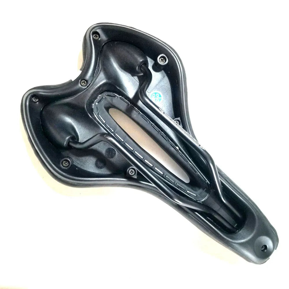 Bicycle saddle cushion with silicone padding and waterproof cover for cycling comfort