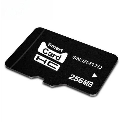 256MB MicroSD TF memory card for MP3 players, cameras, and mobile phones.