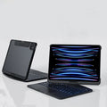 Transparent wireless keyboard case for iPad Pro and iPad Air with magic control Bluetooth keyboard