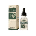 30 ml bottle of botanical ear drops with dropper containing witch hazel and natural extracts