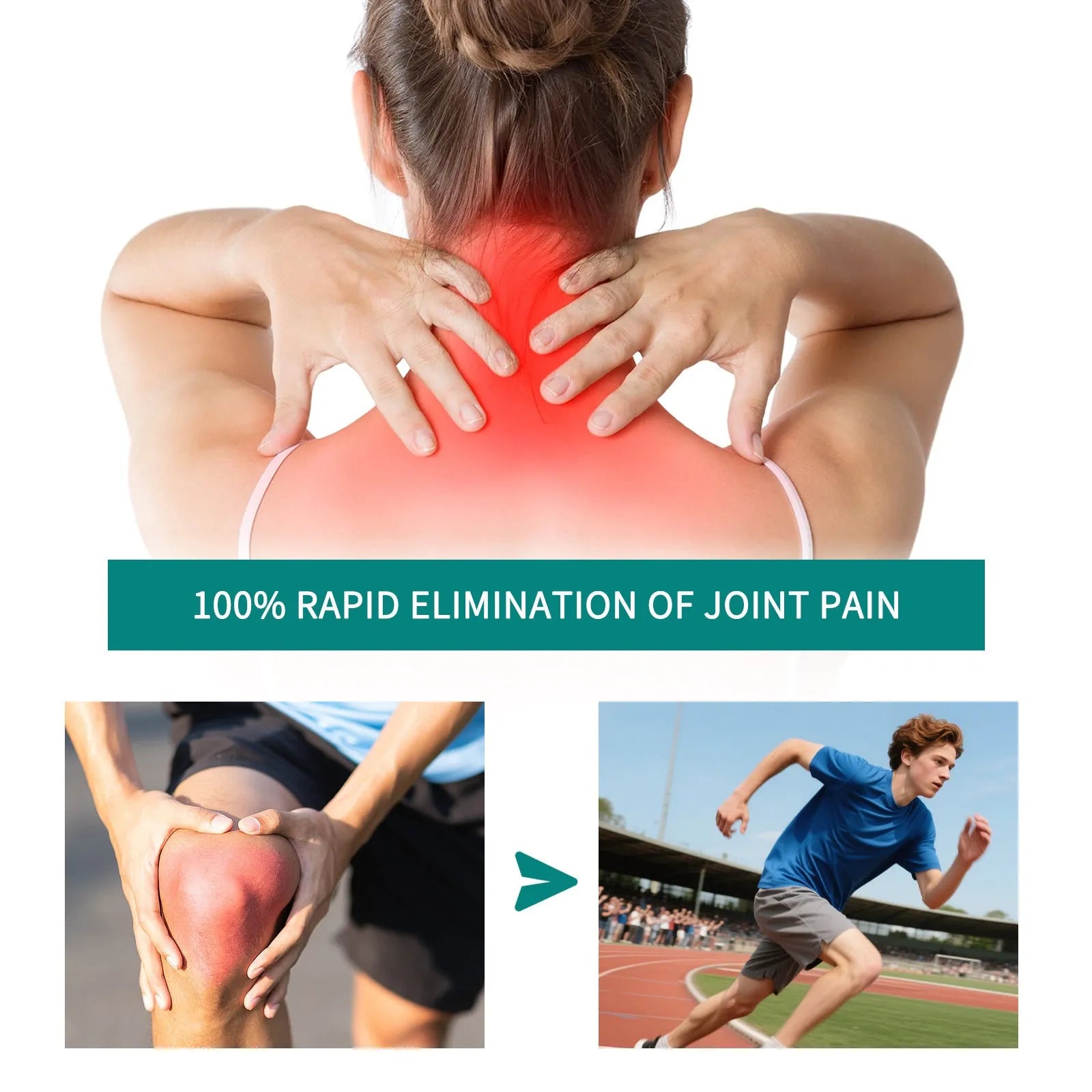 30g tube of joint neck cream for moisturising knee and muscle relief