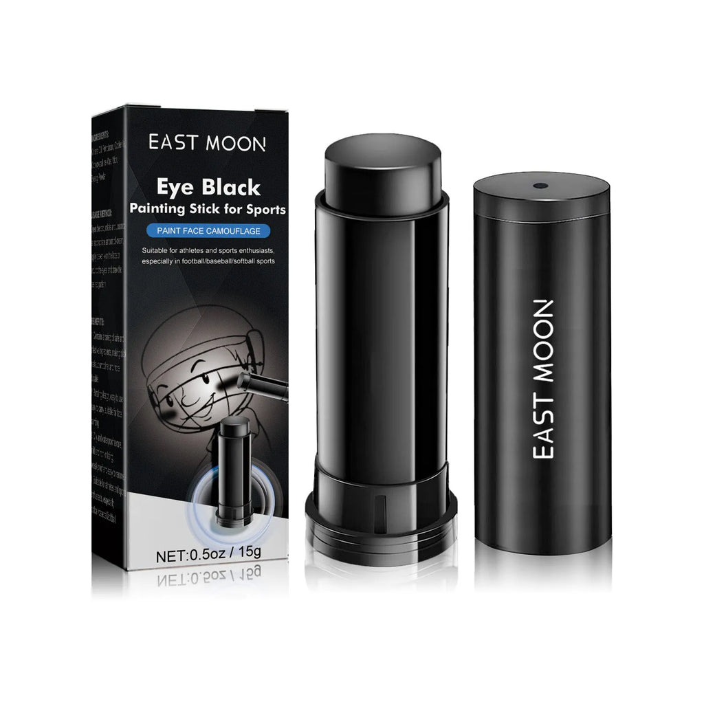 Sports eye black paint stick 15g in black for athletic marking with 8.6cm packaging