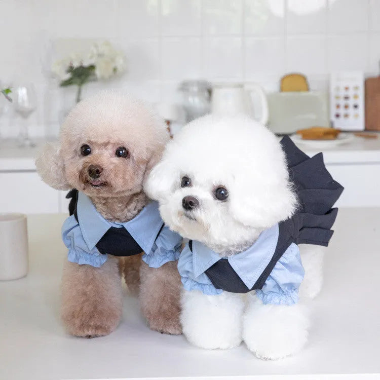 Dark grey teddy fleece dog jacket on a hanger, showing soft texture and casual fit.