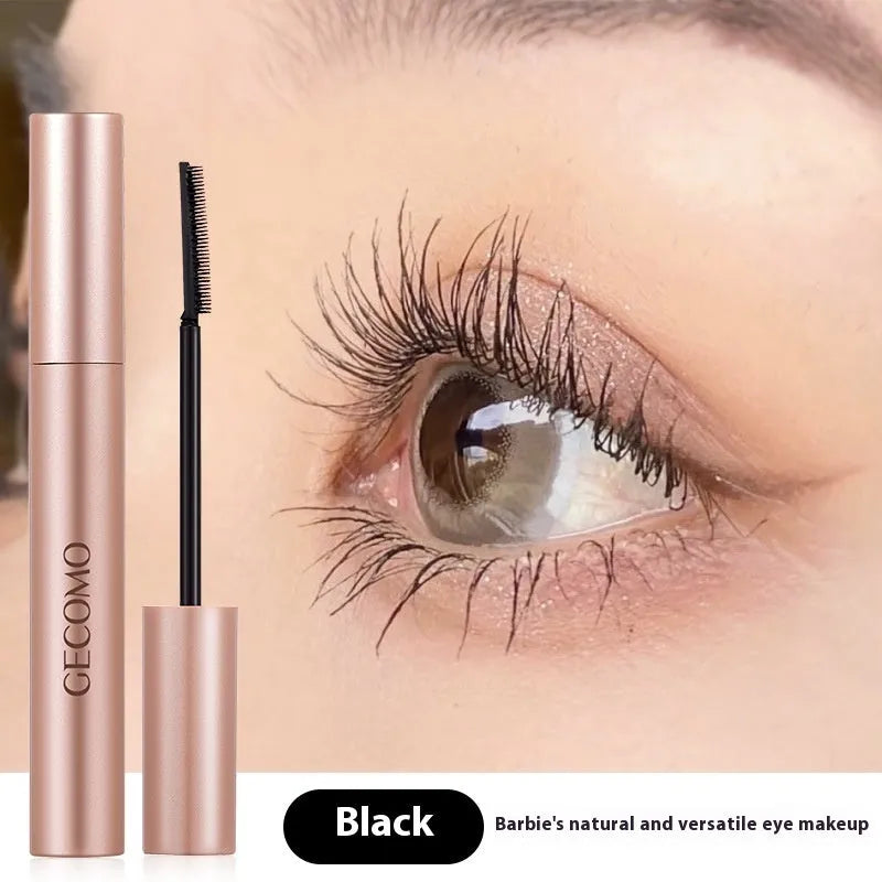 Black women's natural curly long makeup mascara with dimensions 14cm height