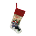 Cloth Christmas tree pendant with cat and dog designs measuring 46 by 28cm