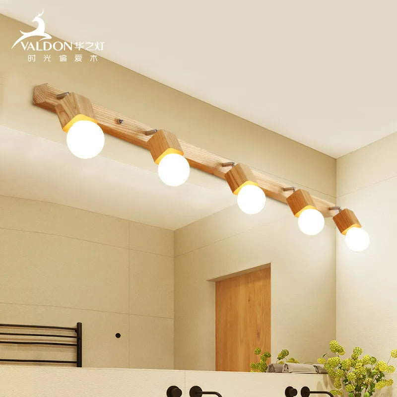 24cm mirror cabinet mounted LED wall lamp with single head design for bedroom lighting