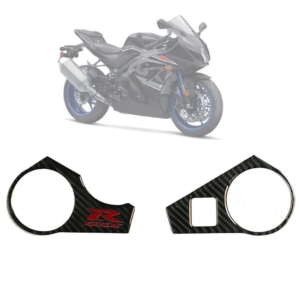 Black adhesive motorcycle sticker for SUZUKI GSXR1000 L1 upper connective plate