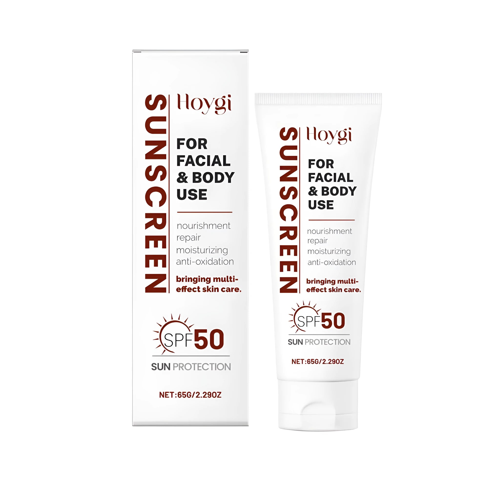 Bovine Fat Sunscreen 65g tube with natural tallow titanium dioxide zinc oxide