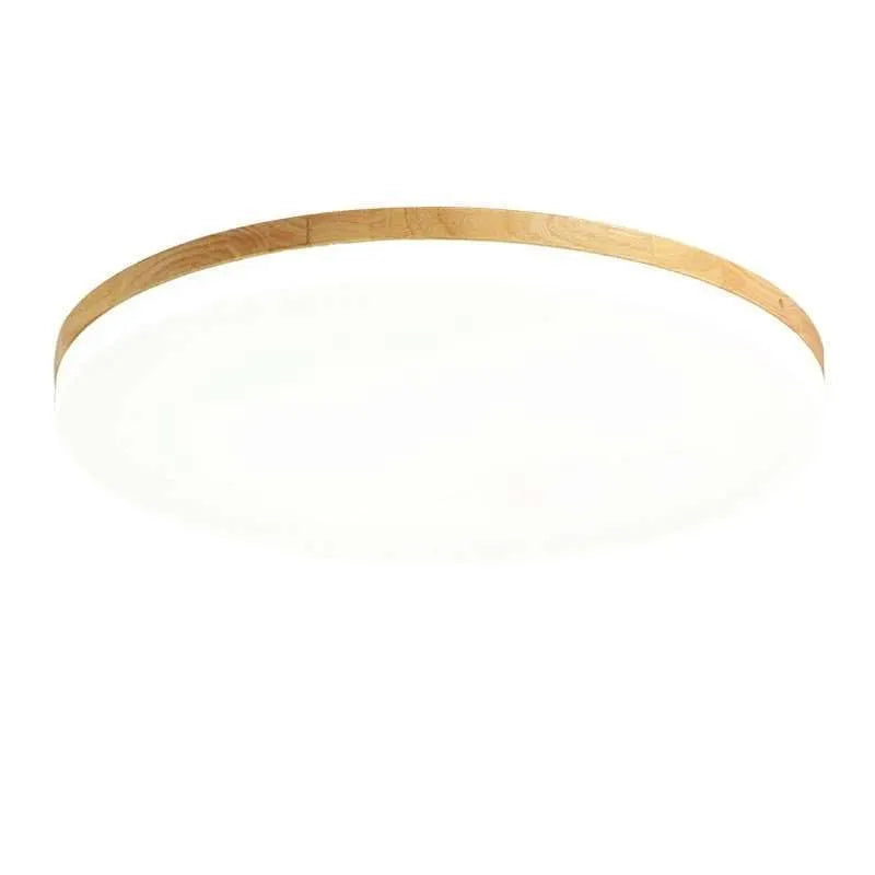Japanese minimalist wood and acrylic LED ceiling lamp in three available sizes