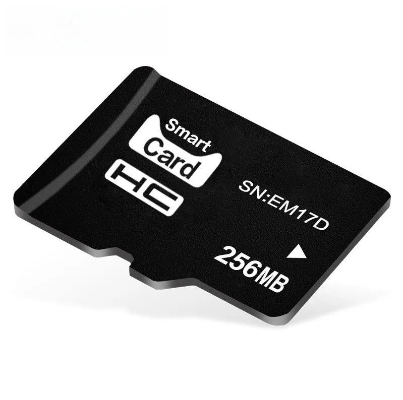 256MB MicroSD TF memory card for MP3 players, cameras, and mobile phones.