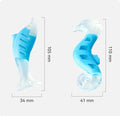 PU nylon dog chewing toys in seahorse and tuna shapes for puppy dental health