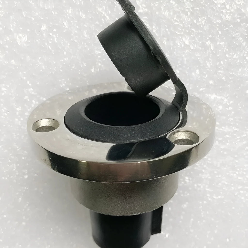 Stainless steel yacht anchor light ring socket with ABS base for marine navigation lighting