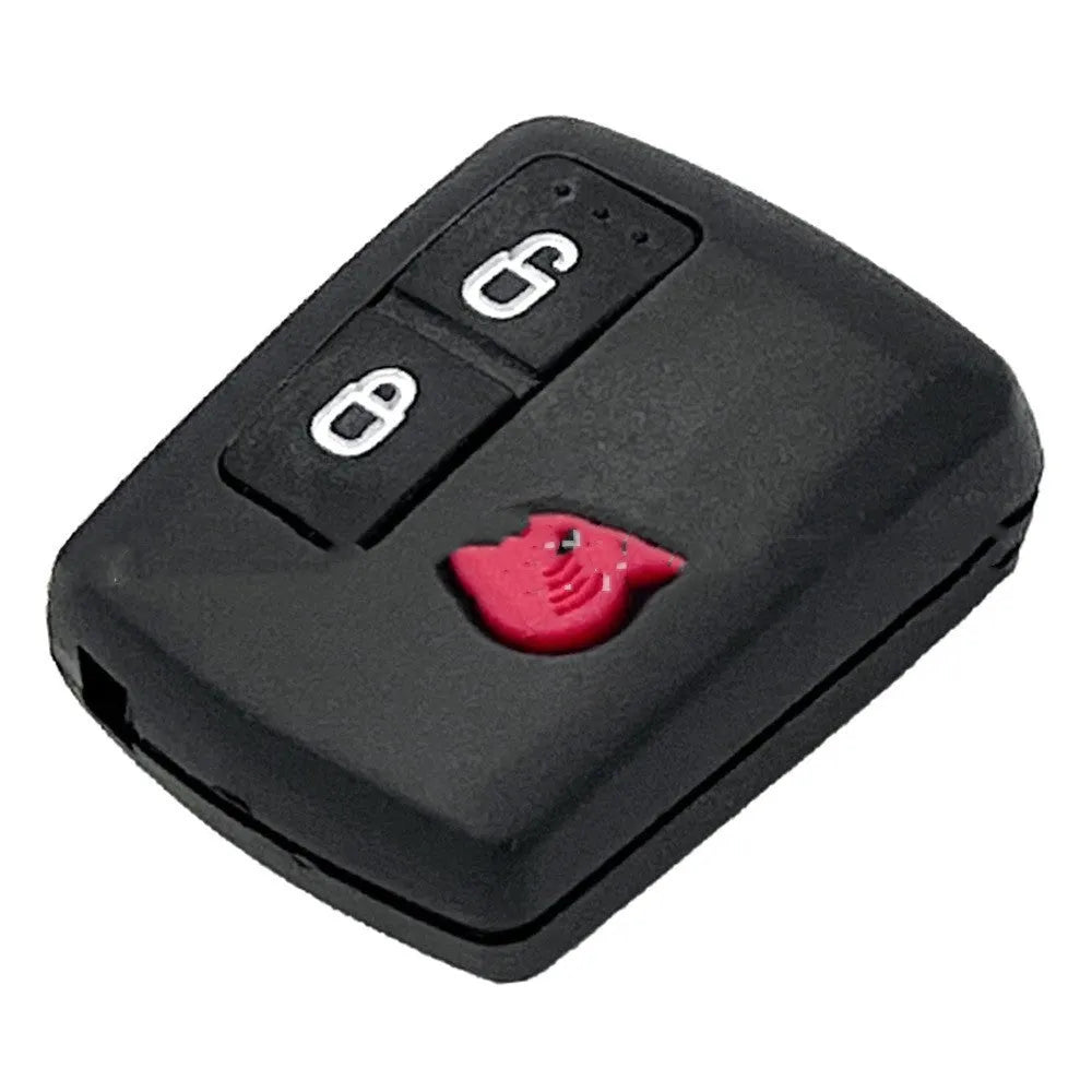 Black ABS plastic replacement shell case for a Ford car remote control key.