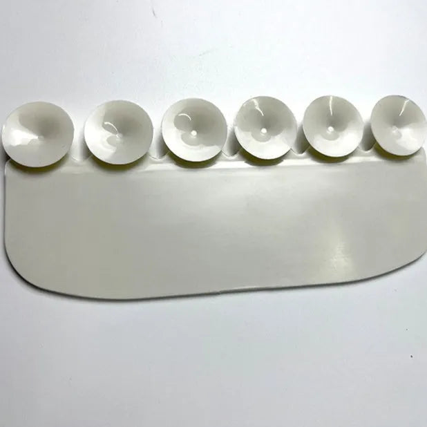 White PVC toilet urine blocking board for children's training splash prevention