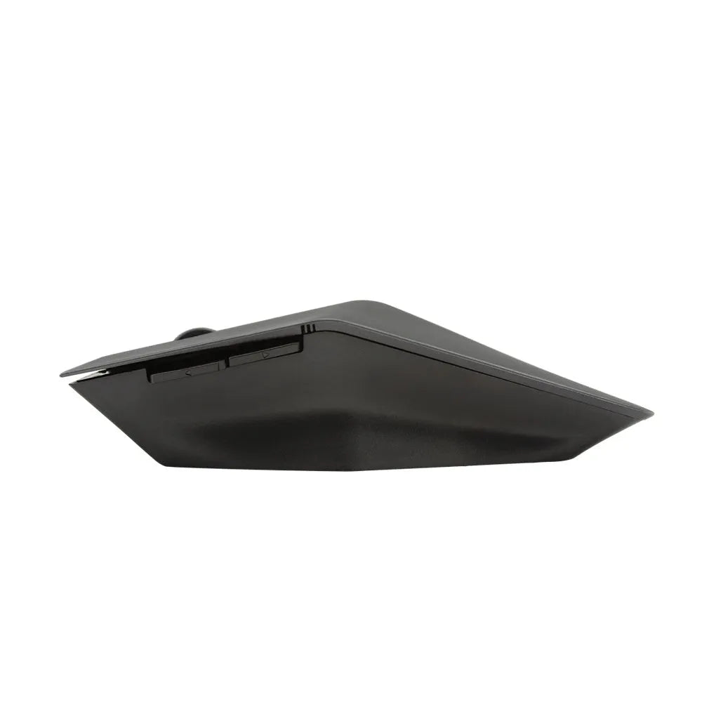 Compact wireless mouse for laptops in metallic gold, black, silver grey, or light gold, shown with USB receiver.