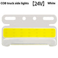 Waterproof truck side light with aluminium alloy housing and COB LED ground illumination