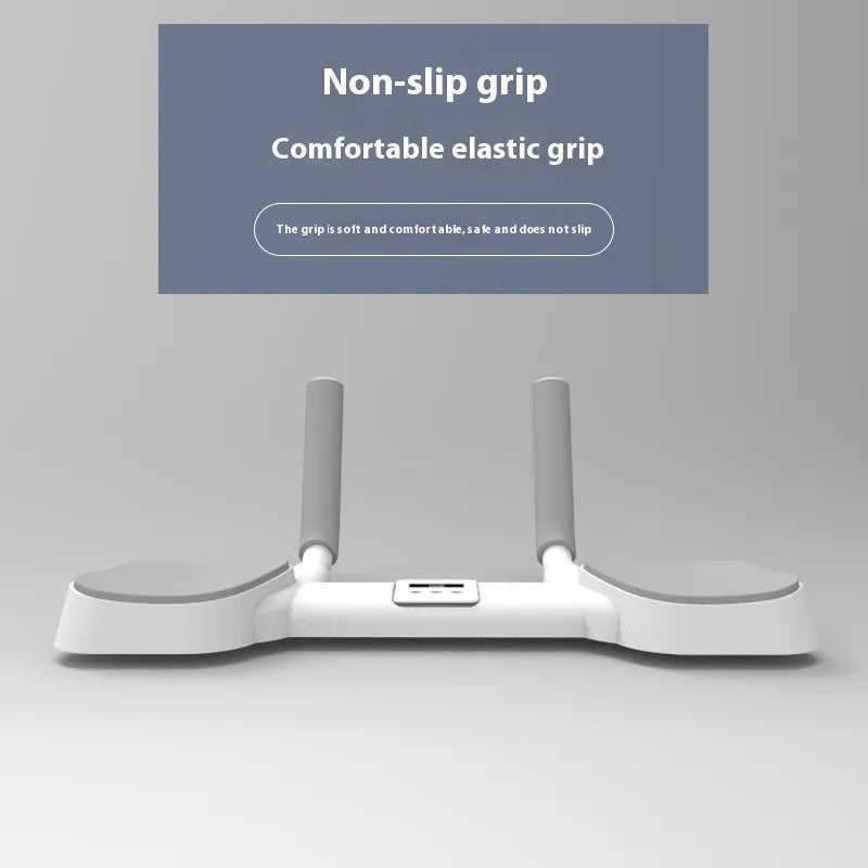 White multi-functional flat support trainer with alloy aluminium tube and ABS construction