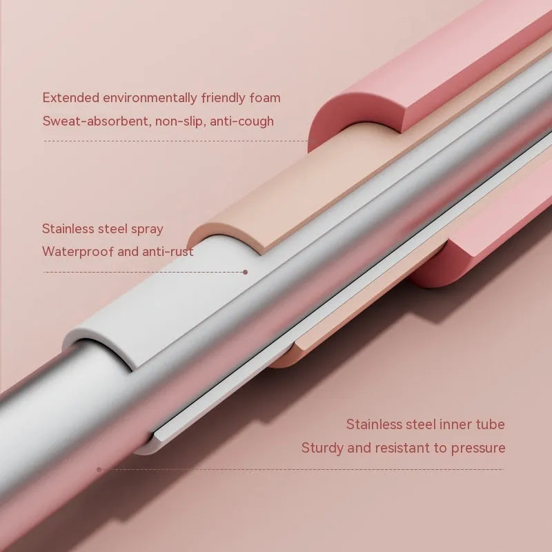 Children's adjustable open back stick for fitness body shaping in blue or pink colour
