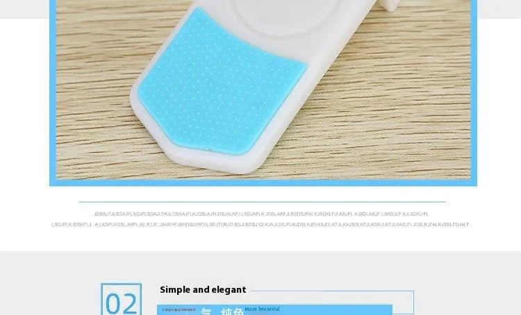 White ABS plastic corner drawer child safety lock with adhesive tape for cabinets