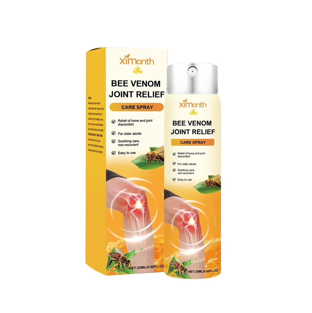 20ml daily nourishing body care spray bottle with menthol, bee venom, arnica ingredients