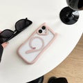Transparent acrylic and TPU iPhone 17 phone case with magnetic suction in black, blue, grey, and pink colour options.