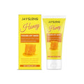Transparent hydrogel peeling off face mask in 120ml packaging with soluble collagen and honey ingredients