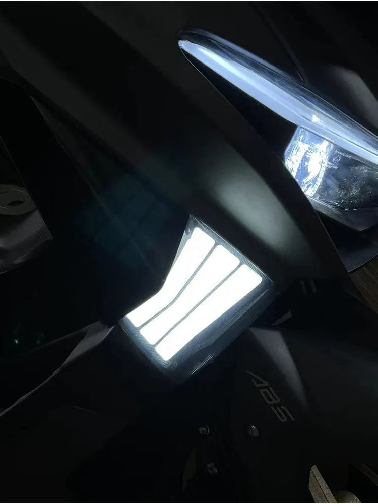 Two yellow LED cornering indicator bulbs for Tianying TS150 motorcycle replacement.