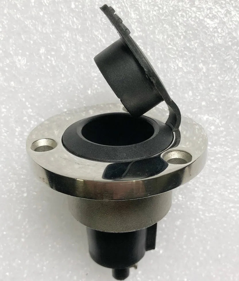 Stainless steel yacht anchor light ring socket with ABS base for marine navigation lighting