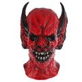 Red bat horror costume party hood mask for Halloween and festival dress up events