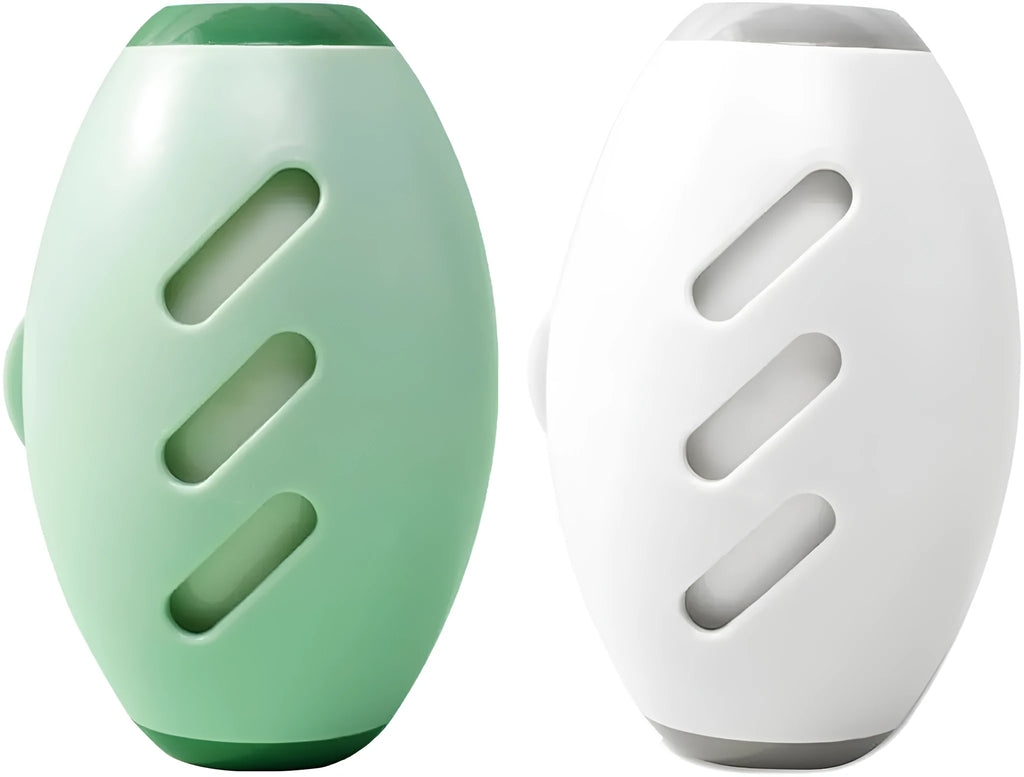 Green washable gel lint roller ball for pet hair removal from clothes and furniture