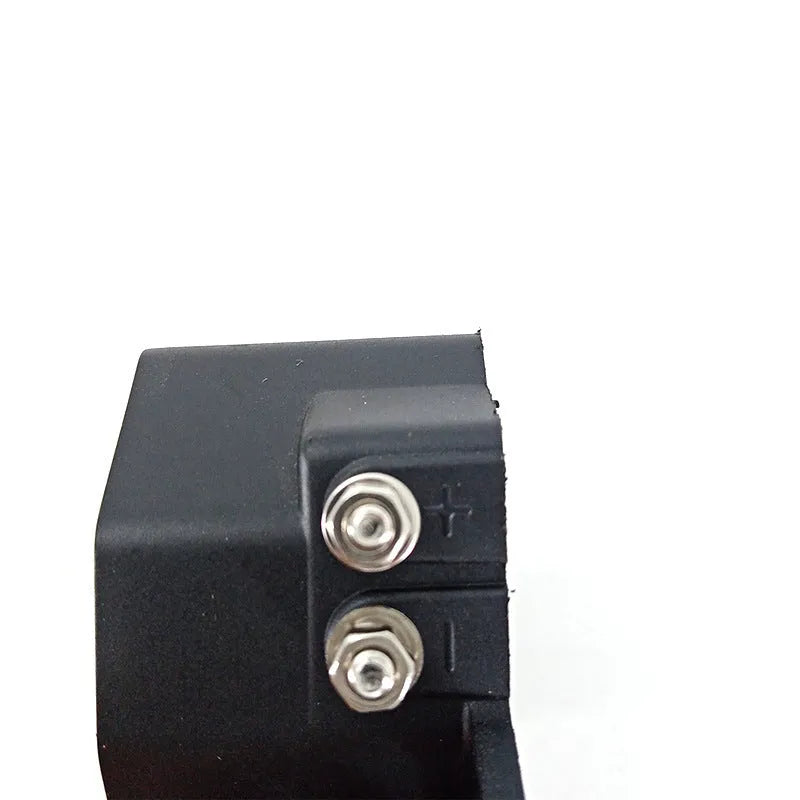 Black GQ-208A reversing buzzer horn for 12-80V vehicles.