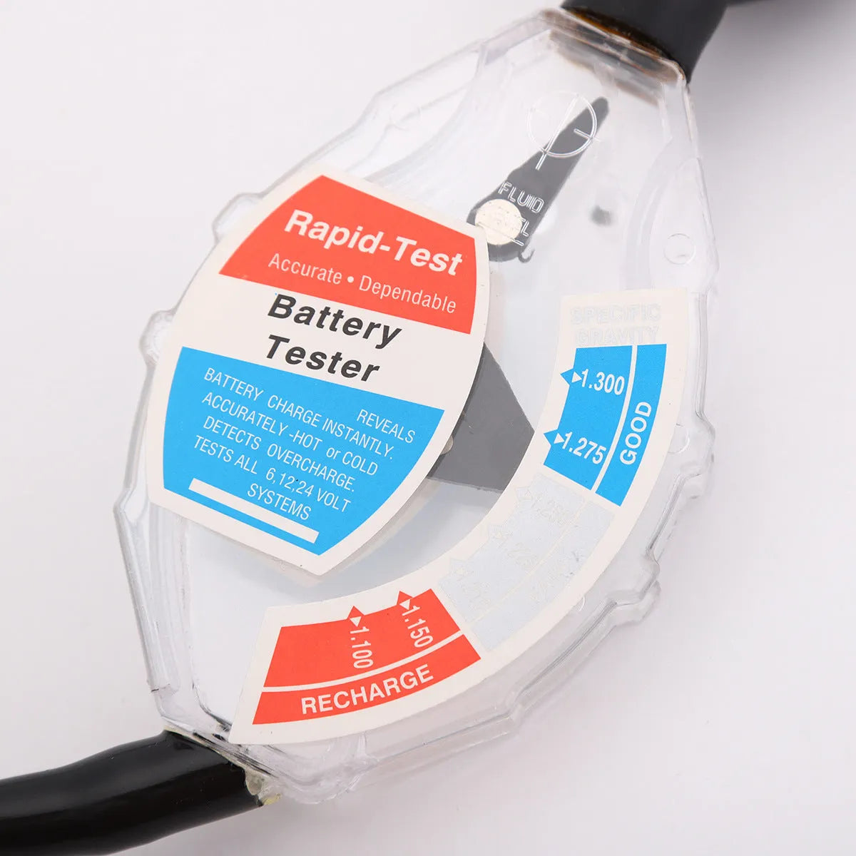 Suction electrolyte hydrometer battery testing tool with ABS construction and measurement scale