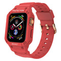 Apple Watch Series 8 compatible TPU sport strap in multiple colour options showing 38mm and 42mm sizes