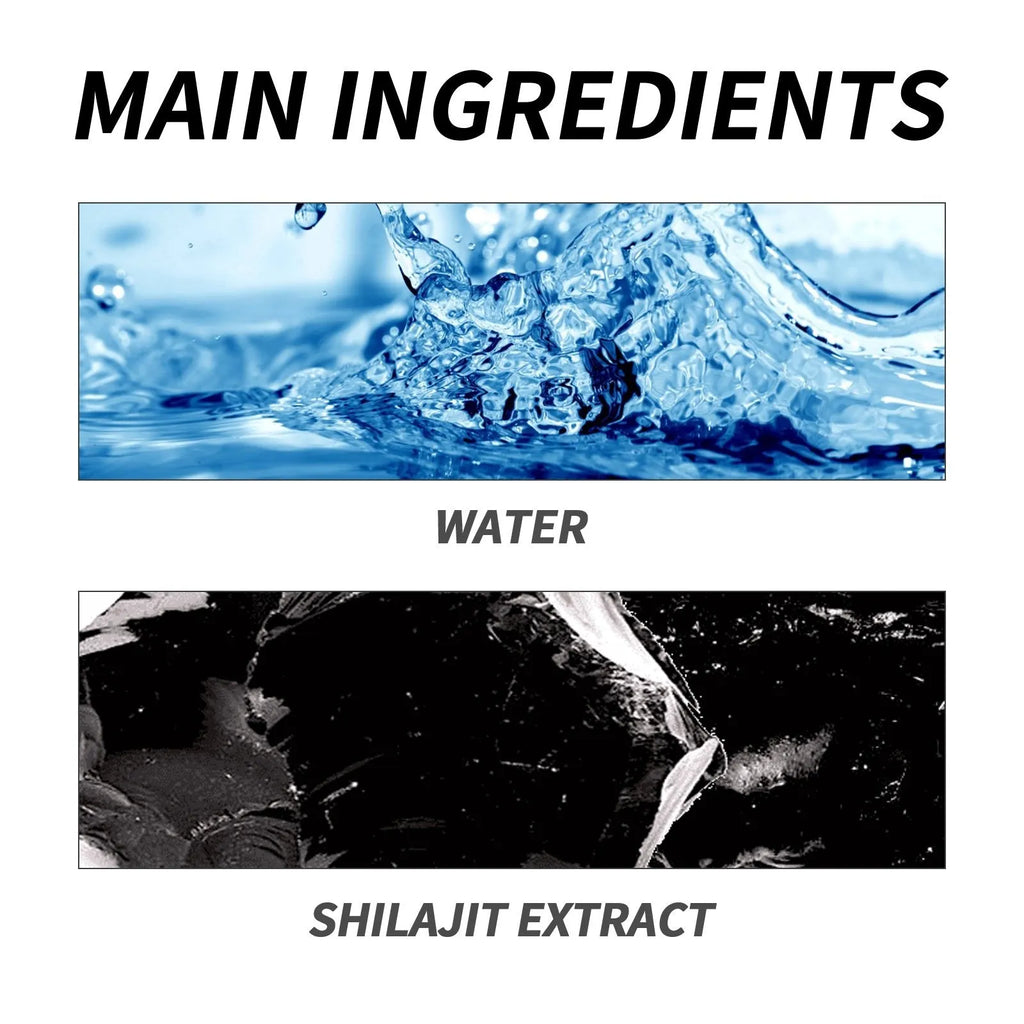 Googeer Shilajit dietary supplement 100g body care solution in packaging