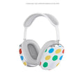 Hard protective case for AirPods Max headphones featuring a wave point pattern design.