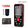 Laser rangefinder for building measurement with 100m or 120m range and plastics construction
