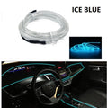 6-metre USB car ambient light cable in ten colour options for vehicle interior installation