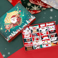 Christmas socks blind box decorations set showing resin stocking ornaments in festive colours