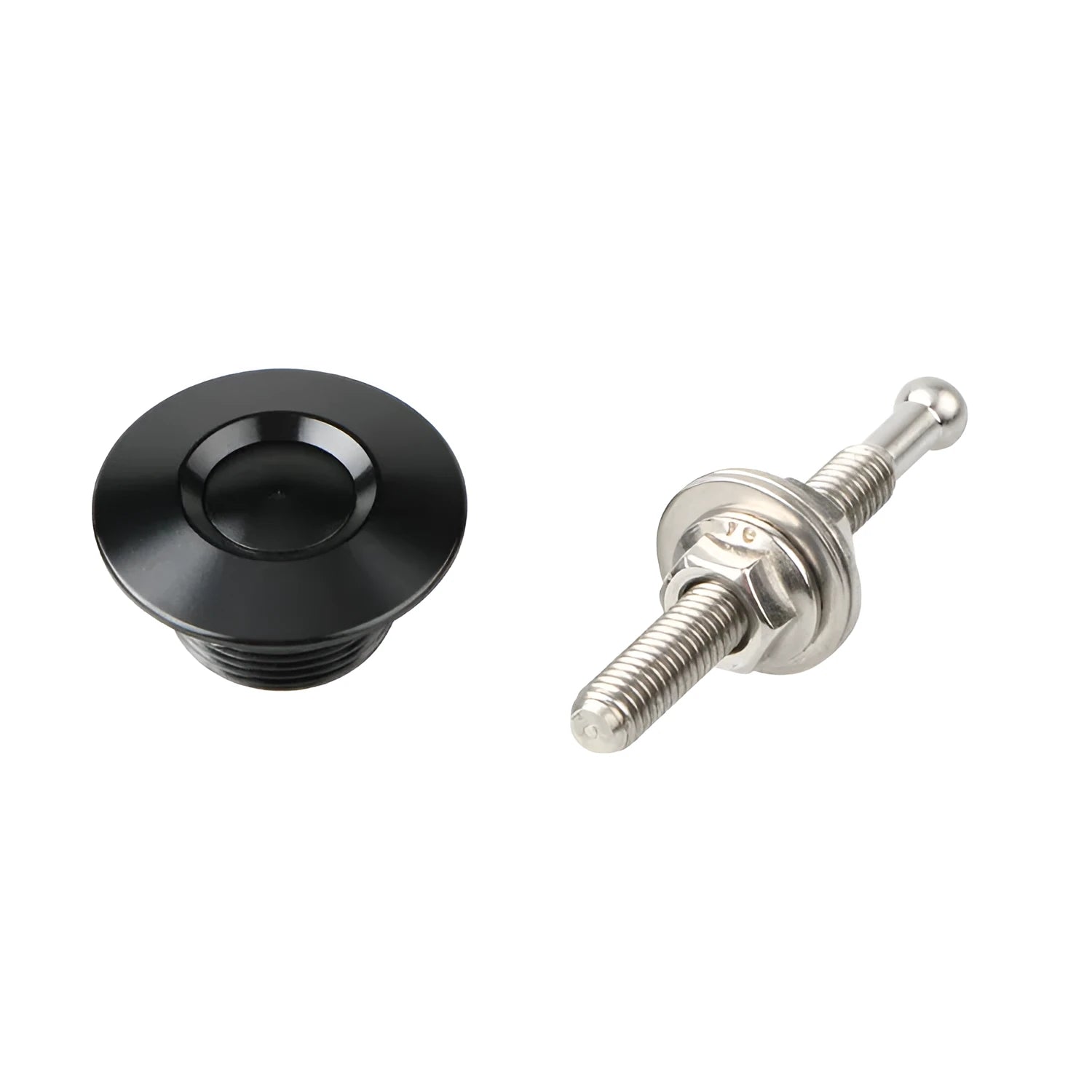 30mm diameter aluminium alloy engine cover lock with 55mm screw in five colour options