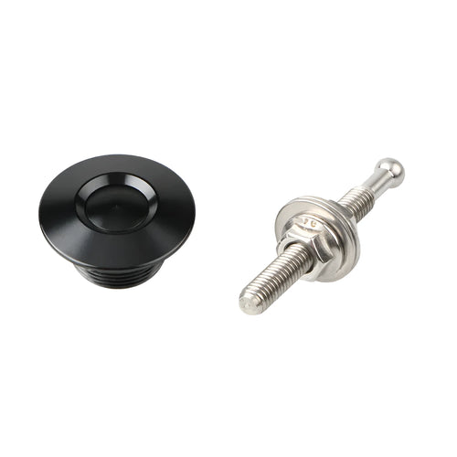 30mm diameter aluminium alloy engine cover lock with 55mm screw in five colour options
