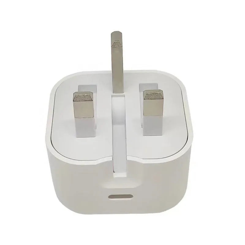 Travel charger with fast charge PD interface for Android phones in bare metal finish