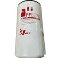 White metal diesel fuel filter element FF5776 with folding design and 2mm inlet/outlet ports.