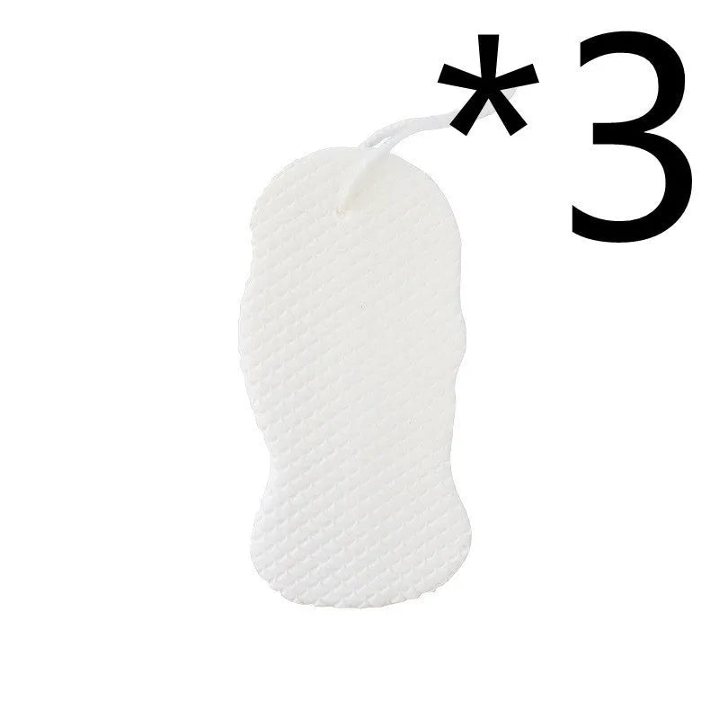 3D fish scale pattern bath sponge in white, grey, pink or light blue