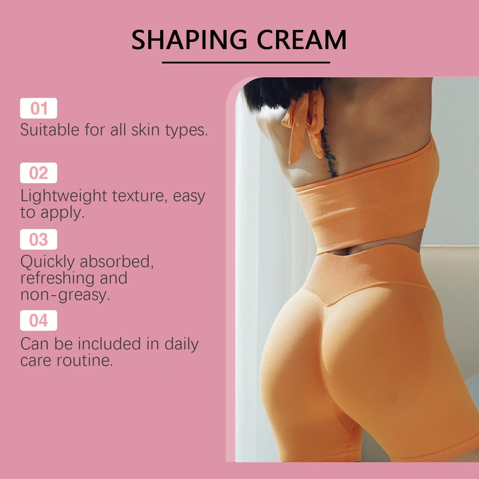 60g tube of hip tightening cream with centella and coffee extracts