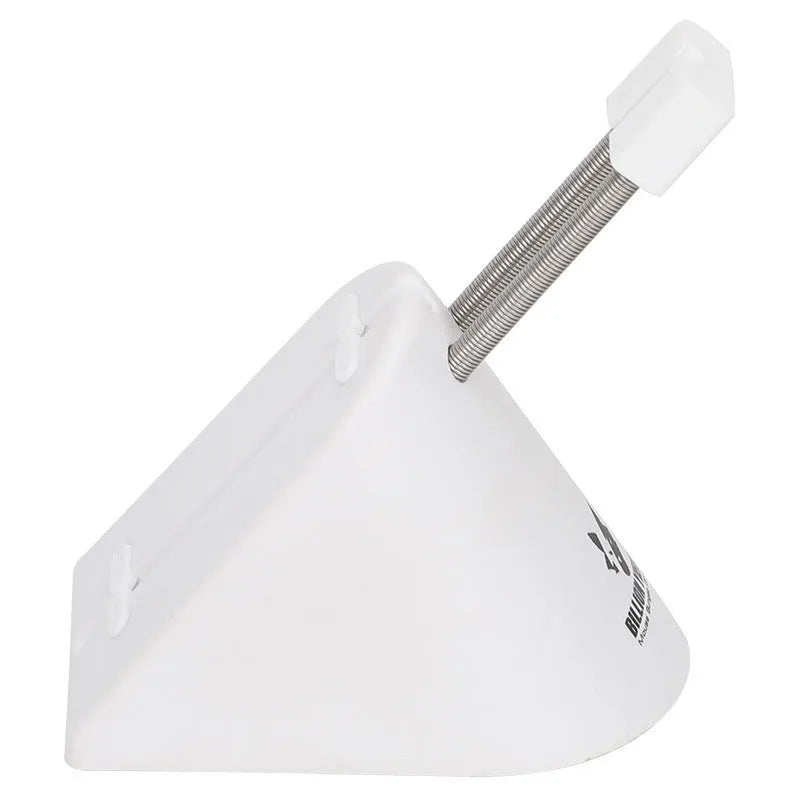 Black and white ABS plastic mouse cable holder for gaming desk organisation