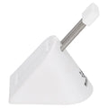 Black and white ABS plastic mouse cable holder for gaming desk organisation