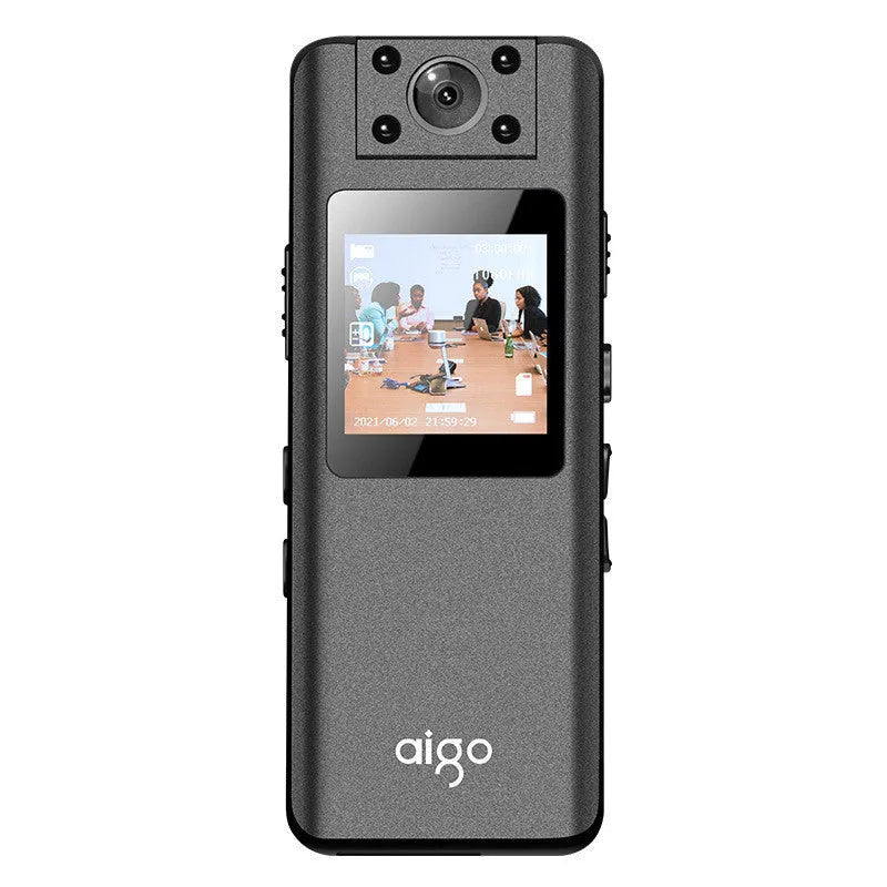 DSJ-S11 black body worn camera with wide-angle lens on magnetic mount