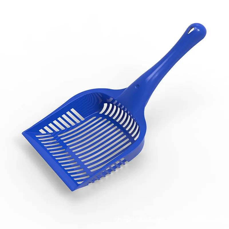 PP plastic cat litter scoop in red, yellow, or blue colours, small or medium size options
